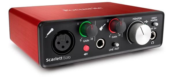 Focusrite SCARLETTSOLOMK2 Scarlett Solo USB 2.0 Recording Interface Mark 2
