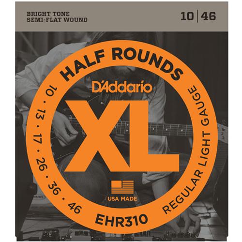 D'Addario EHR310 Half Rounds Electric Guitar Strings Regular Light 010-046