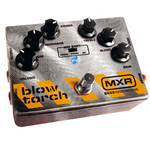 MXR M181 Bass Blowtorch Distortion Overdrive Effects Pedal