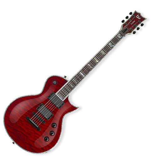 ESP LEC1000STBC LTD Deluxe EC1000 Electric Guitar Quilt Maple in See Thru Black Cherry
