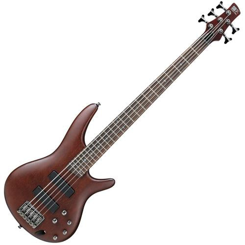 Ibanez SR505BM SR 5 String Bass Guitar w/Bartolini Pickups in Brown Mahogany