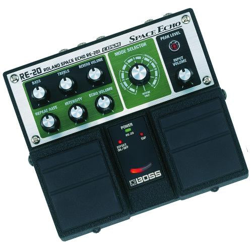 Boss RE20 Space Echo Delay Effects Pedal