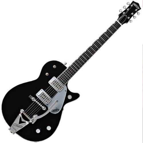 Gretsch 2400400806 G6128T Duo Jet Black Electric Guitar w/Bigsby G6238 Deluxe w/Case