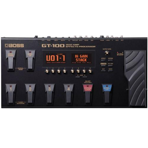 Boss GT100 Multi Effects Pedal with Amp Modeling Effects Pedal
