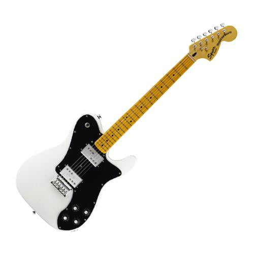 Squier 0301265505 Vintage Modified Telecaster Deluxe Electric Guitar in Olympic White