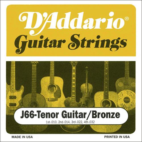 D'Addario J66 Tenor Guitar Strings Bronze