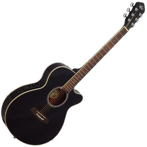 Oscar Schmidt OG8CEB Cutaway Acoustic Electric in Black