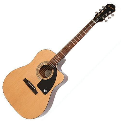 Epiphone AJ100CENACH AJ100 Cutaway Acoustic Electric in Natural