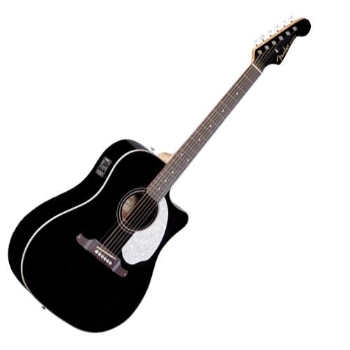Fender 0968604006 Sonoran SCE Cutaway Solid Spruce Top Acoustic Electric in Black