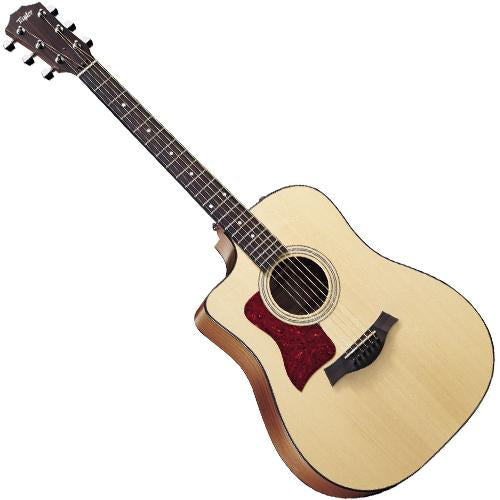 Taylor 110CELH Left Handed Dreadnought Cutaway Acoustic Electric w/Hard Bag
