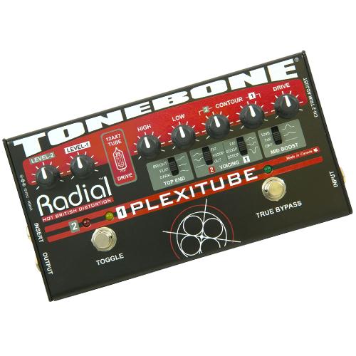 Radial R8007025 Plexitube 2 Channel Tube Distortion Effects Pedal
