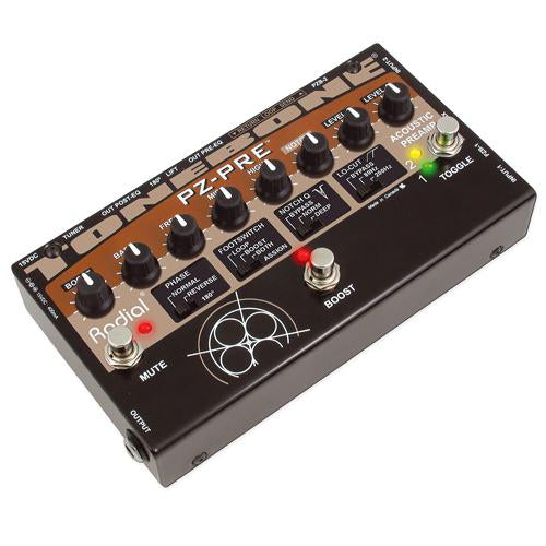 Radial R8007085 PZ-Pre 2 Channel Acoustic Preamp Effects Pedal