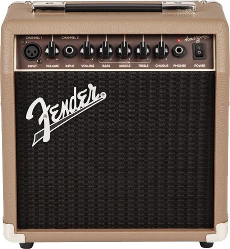 Fender 2313700000 Acoustasonic 15 Acoustic Guitar Amplifier