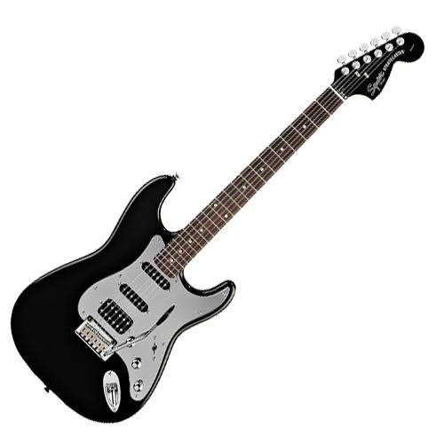 Squier 0321703506 Black Chrome Standard Stratocaster HSS Electric Guitar