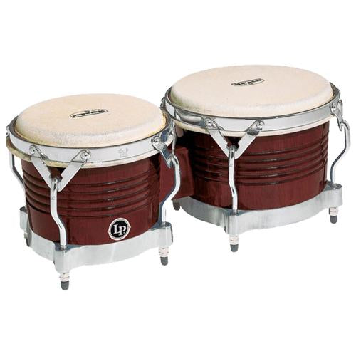 Latin Percussio M201ABW Matador Wood Bongos Almond and Gold Finish