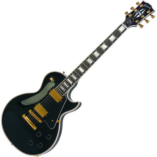 Gibson LPCEBGH Les Paul Custom in Ebony Gold Hardware w/Case