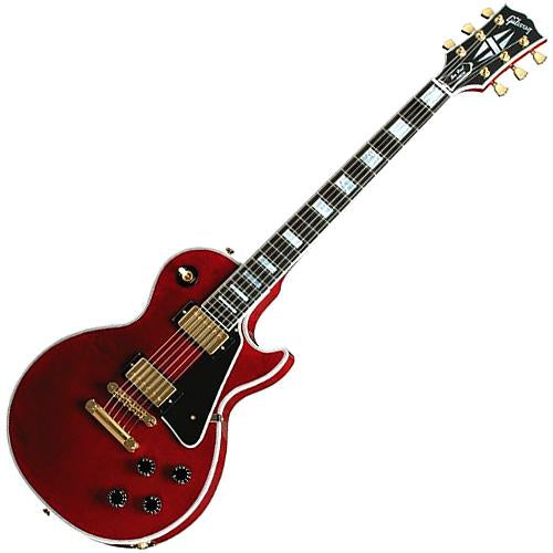 Gibson LPCWRGH Les Paul Custom Electric in Wine Red Gold Hardware w/Case