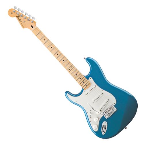 Fender 0144622502 Left Handed Standard Stratocaster Maple in Lake Placid Blue