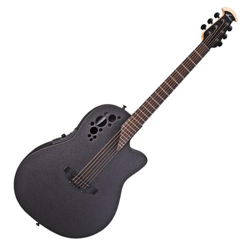Ovation 1778TX5 Elite TX Acoustic Electric Mid Depth Bowl in Black Textured
