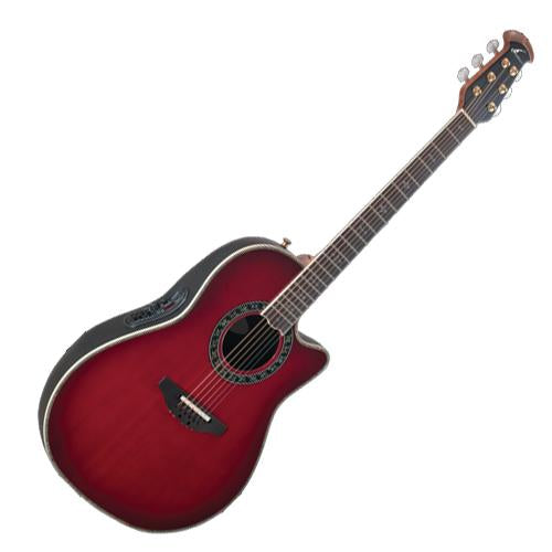 Ovation C2079AXCCB Custom Legend Acoustic Electric Deep Contour Bowl in Cherry Cherry Burst w/Case