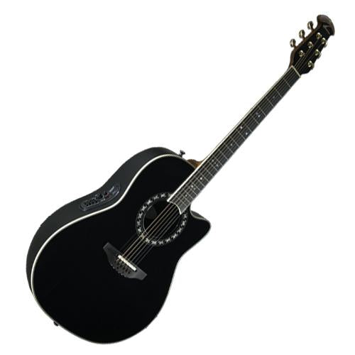 Ovation 2077AX5 Legend Acoustic Electric Deep Contour Bowl w/Case in Black