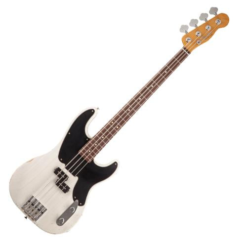 Fender 0138410701 Mike Dirnt Road Worn Precision Bass Guitar Rosewood w/Case in White Blonde