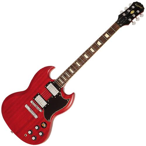 Epiphone EGGVWCCH SG Standard Electric Guitar in Worn Cherry