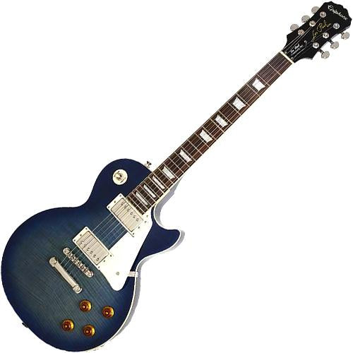 Epiphone ELPROTLNH Les Paul Standard Electric Guitar Trans Blue