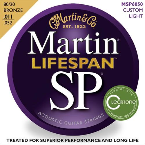 Martin MSP6050 Lifespan SP 80/20 Bronze Acoustic String 011-052
