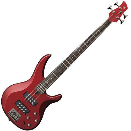 Yamaha TRBX304CAR TRBX Series Bass Guitar w/Performance EQ in Candy Apple Red