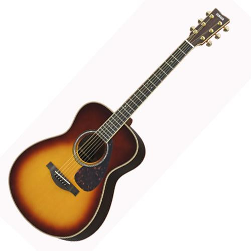 Yamaha LS16AREBS LSeries AllSolid Acoustic Electric Rosewood in Brown Sunburst