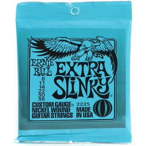 Ernie Ball 2225 Extra Slinky Electric Guitar Strings 8-38