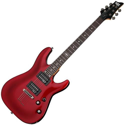 Schecter C1SGRRED C1 SGR Electric Guitar in Metallic Red w/Gig Bag