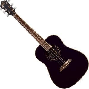 Oscar Schmidt OG1BLH Left Handed Acoustic Guitar in Black
