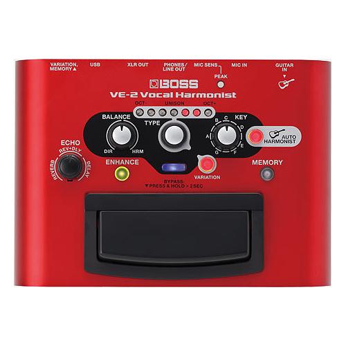 Boss VE2 Vocal Harmonist Battery Powered Effects Pedal