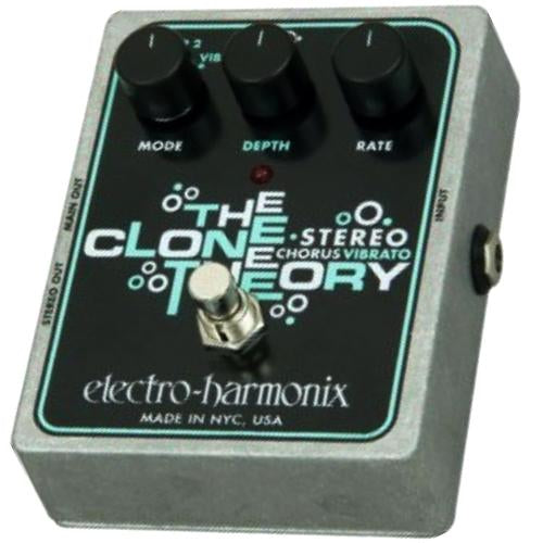 ElectroHarmonix STCLONETHEORY Stereo Clone Theory Analog Chorus Vibrato Effects Pedal