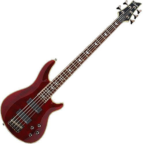 Schecter OMENEXT5BCH Omen Extreme 5 String Bass in Black Cherry