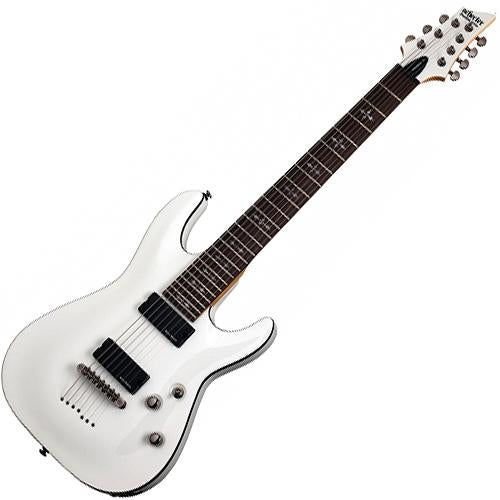 Schecter DEMON6VWHT Demon Electric Guitar w/Duncan Designed Active Pickups in Vintage White
