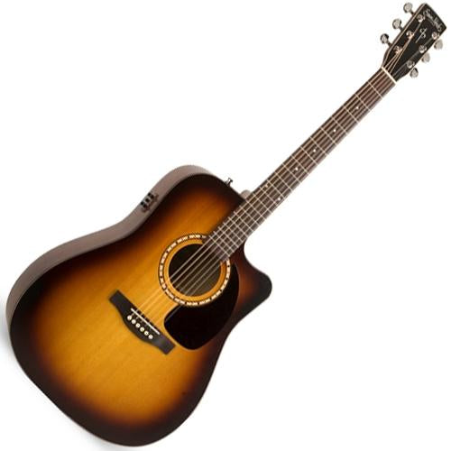 Simon & Patrick 31580 Songsmith Cutaway Tobacco Sunburst w/A3T Pickup