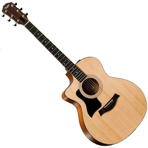 Taylor 114CELH GA Left Handed Cutaway Acoustic Electric Sitka Spruce Top Layered Walnut Back Sides w/Hard Bag