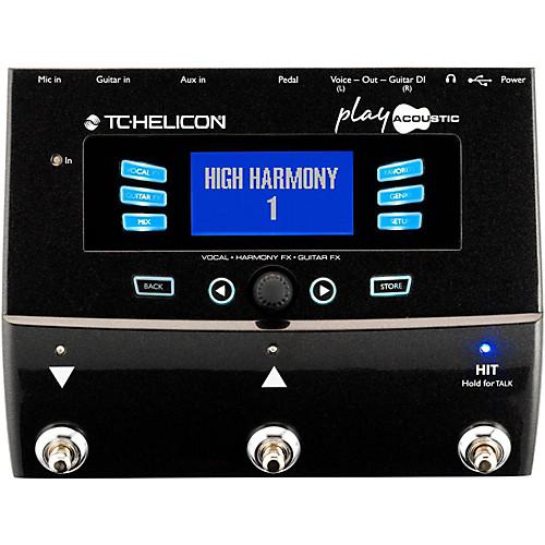 t.c.electronics PLAYACOUSTIC Vocal Harmonizer and Acoustic Guitar Effects Pedal