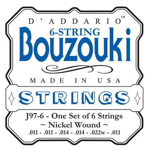 D'Addario J97 Greek Bouzouki Strings 6 String Set