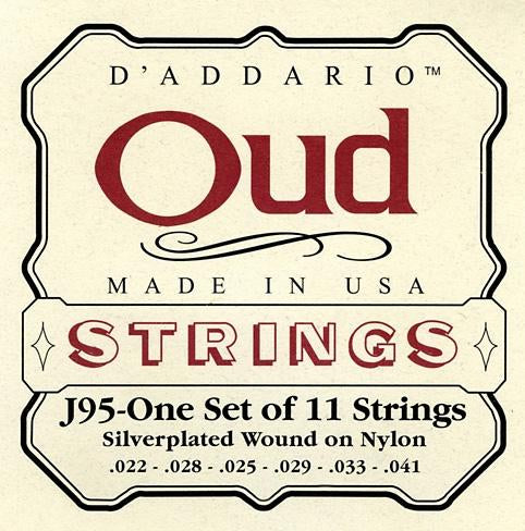D'Addario J95 Oud Strings 11 String Set