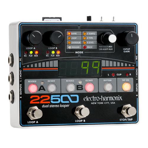 ElectroHarmonix 22500LOOPER Dual Stereo Looper Effects Pedal