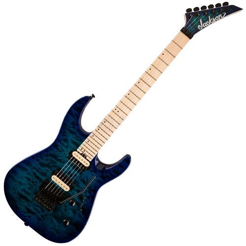 Jackson 2914105521 Pro Dinky DK2QM Electric Guitar in Chlorine Burst