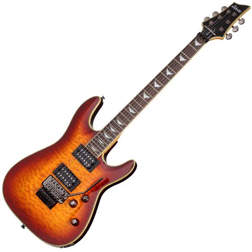 Schecter OMENEXT6FRVSB Omen Extreme in Vintage Sunburst w/Floyd Rose Trem