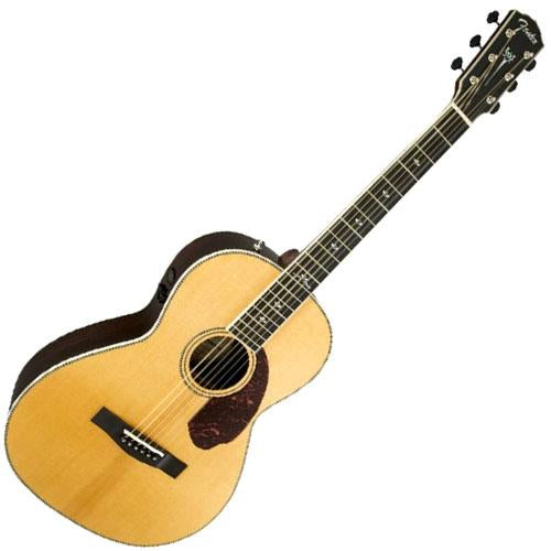 Fender 0960272221 Paramount PM2 Deluxe Parlor Acoustic Electric in Natural