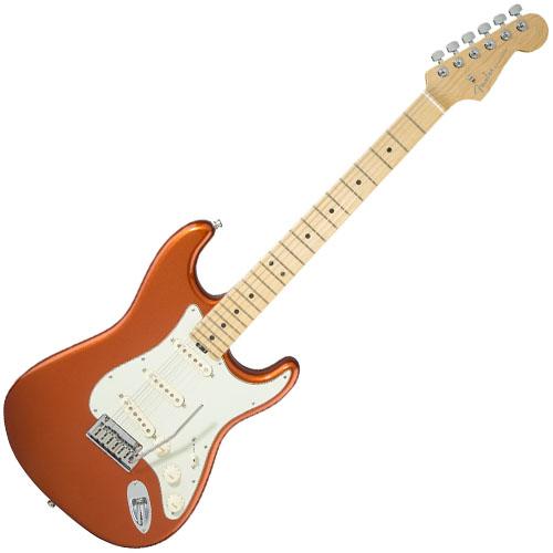 Fender 0114002796 American Elite Stratocaster Maple Autumn Blaze Metallic w/Case