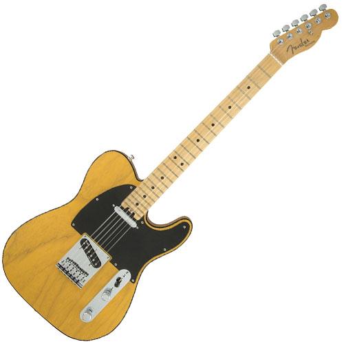 Fender 0114212750 American Elite Telecaster Maple in Butterscotch Blonde