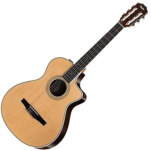 Taylor 412CENR GC Nylon String Cutaway Acoustic Electric Rosewood Back Spruce Top Full Gloss w/Case